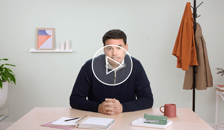 Physician sitting at desk